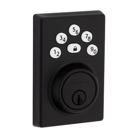 Kwikset ELECTRONIC DEADBOLT MATT BLACK 992400-005